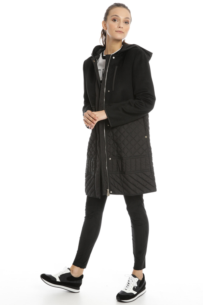 Padded coat with wool inserts Intrend Padded coat with wool inserts Intrend