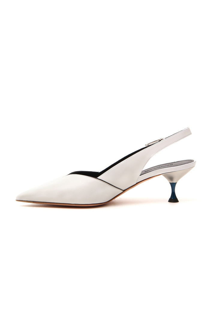 Leather slingback shoes Intrend Leather slingback shoes Intrend