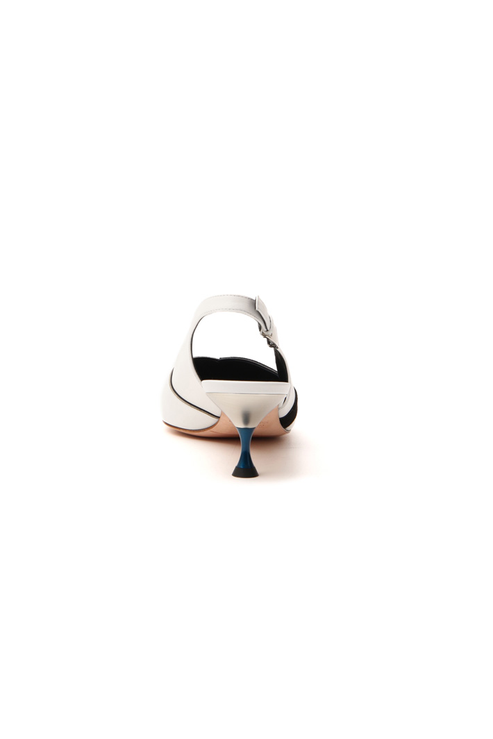 Leather slingback shoes Intrend Leather slingback shoes Intrend