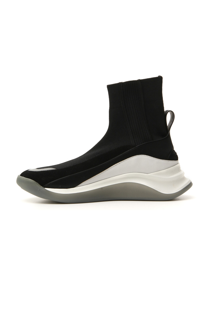 Knit and leather sneakers Intrend Knit and leather sneakers Intrend