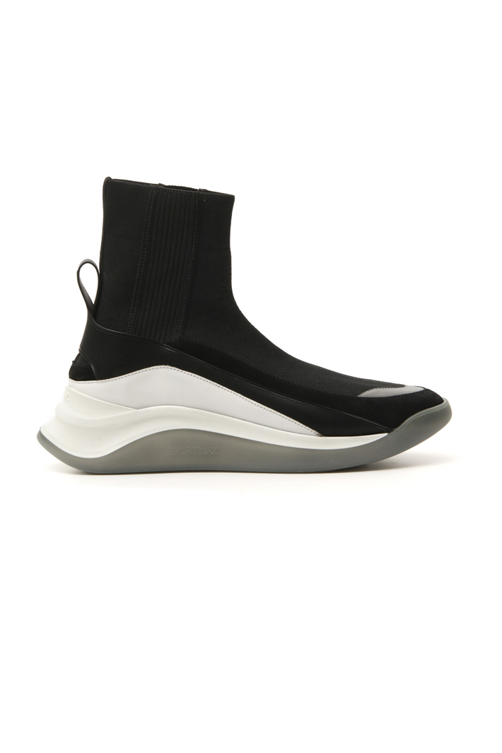 Knit and leather sneakers Intrend Knit and leather sneakers Intrend