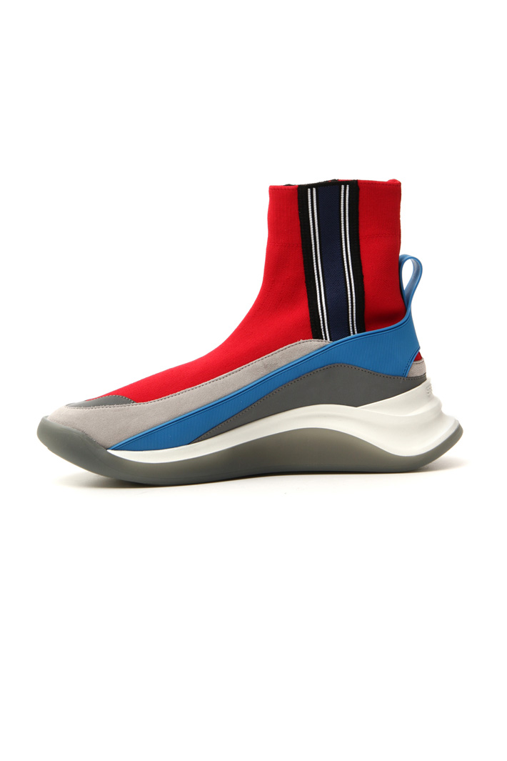 Knit and leather sneakers Intrend Knit and leather sneakers Intrend