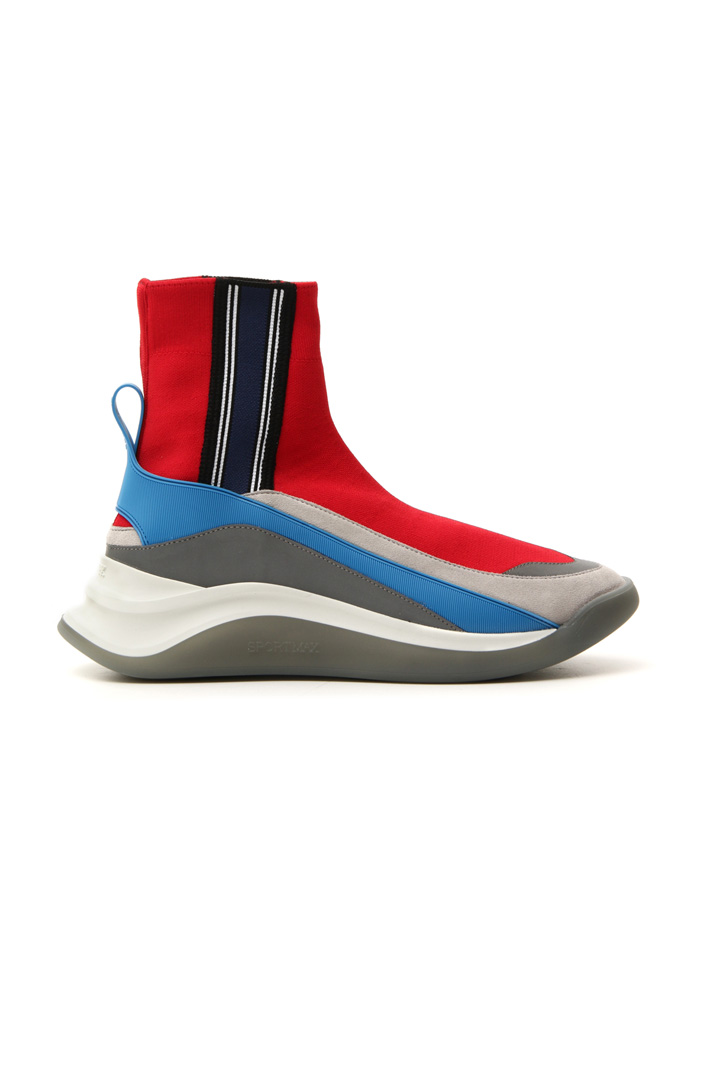 Knit and leather sneakers Intrend Knit and leather sneakers Intrend
