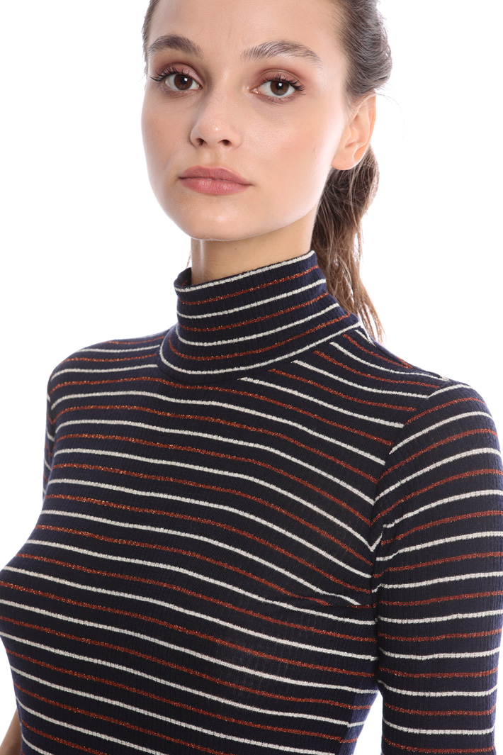 Funnel neck T-shirt Intrend Funnel neck T-shirt Intrend