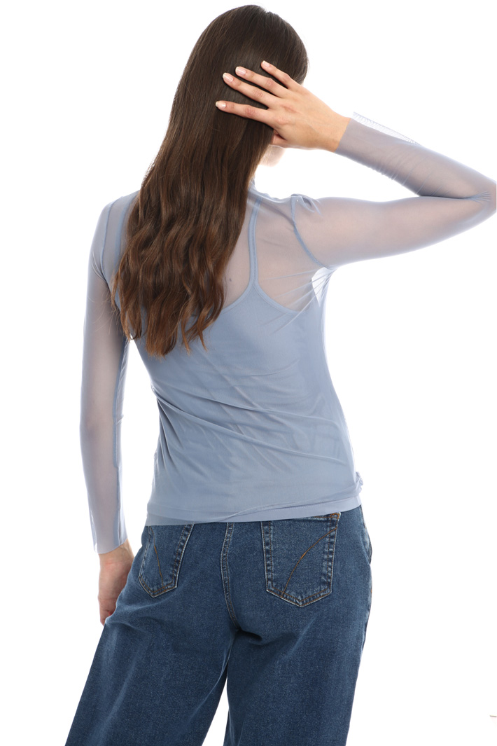 High neck tulle top Intrend High neck tulle top Intrend