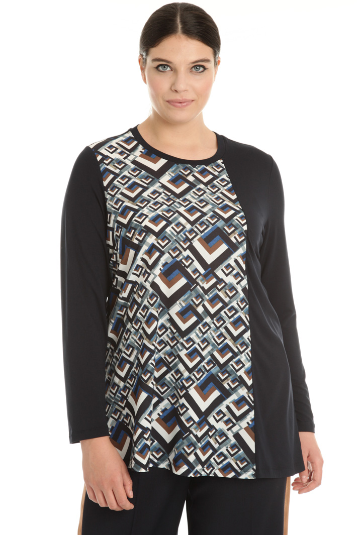 Crepe de Chine T-shirt Intrend Crepe de Chine T-shirt Intrend