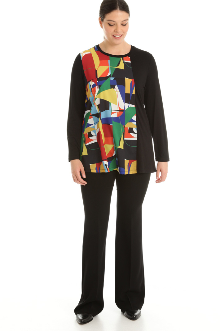 Crepe de Chine T-shirt Intrend Crepe de Chine T-shirt Intrend