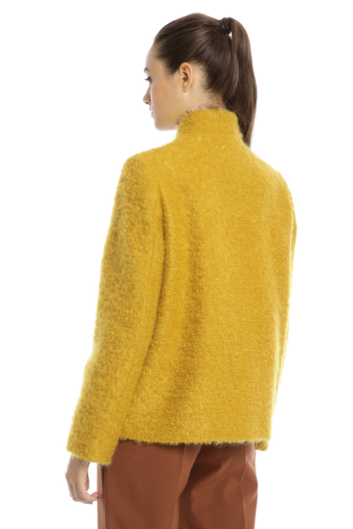 Wool and mohair pea coat Intrend Wool and mohair pea coat Intrend