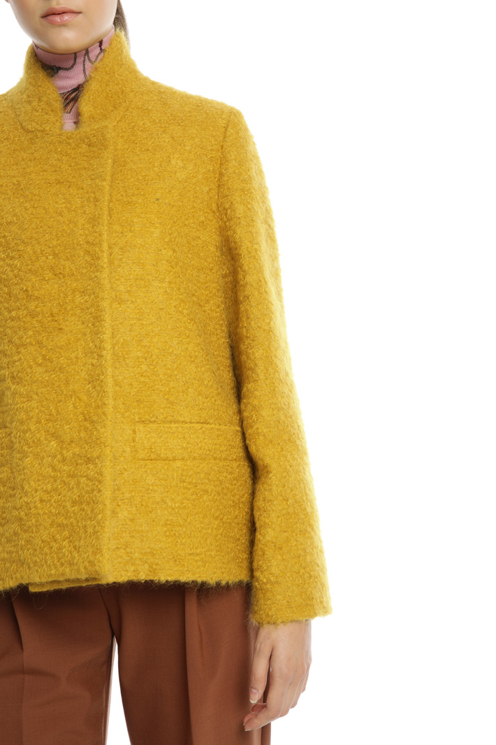 Wool and mohair pea coat Intrend Wool and mohair pea coat Intrend