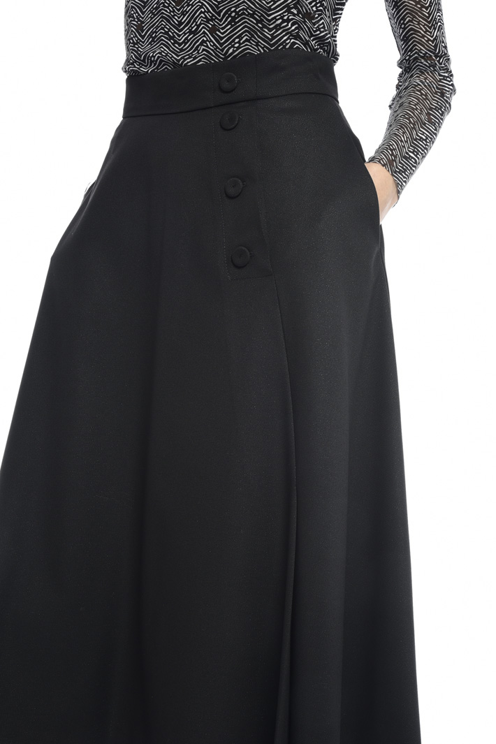 Button detail A-line skirt Intrend Button detail A-line skirt Intrend