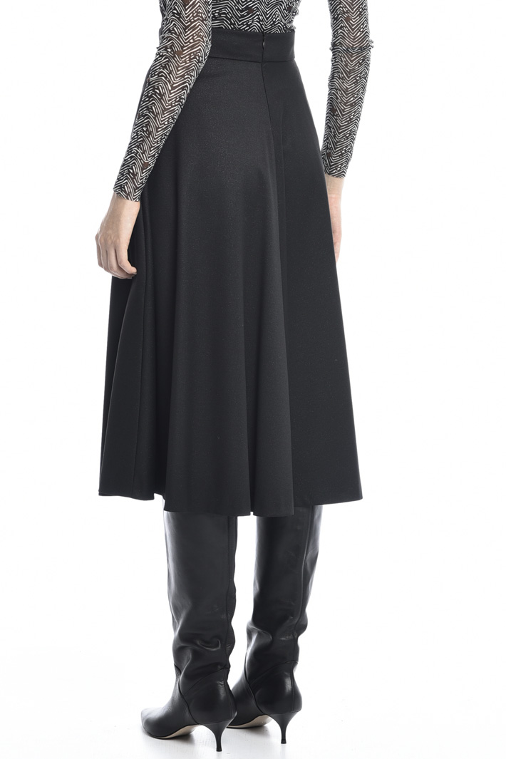 Button detail A-line skirt Intrend Button detail A-line skirt Intrend