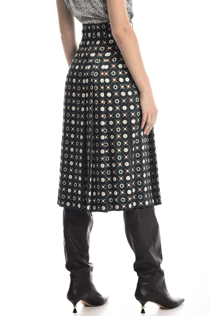 Printed twill skirt Intrend Printed twill skirt Intrend