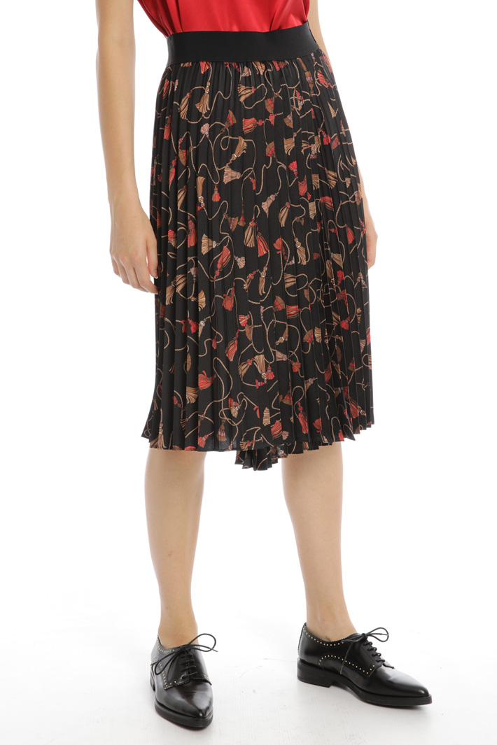 Pleated twill skirt Intrend Pleated twill skirt Intrend