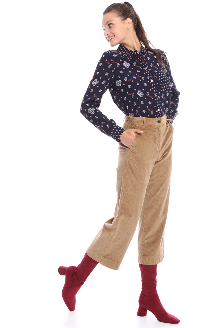 Printed viscose shirt Intrend Printed viscose shirt Intrend