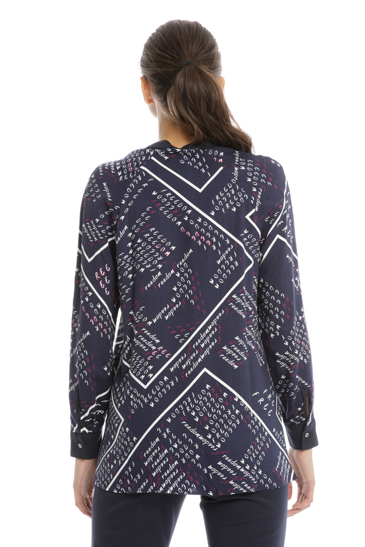 Printed twill shirt Intrend Printed twill shirt Intrend