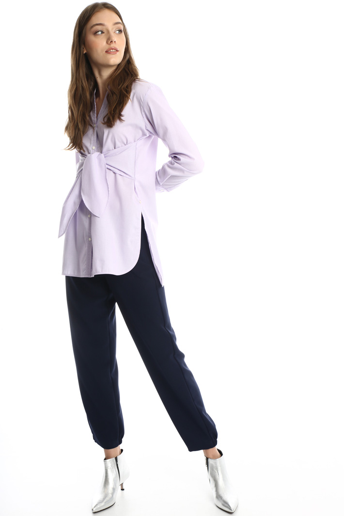 Sash detail shirt Intrend Sash detail shirt Intrend