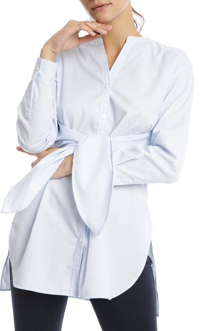 Sash detail shirt Intrend Sash detail shirt Intrend