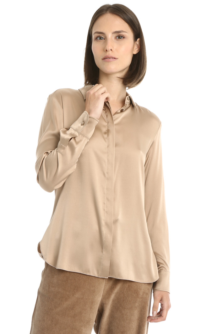 Silk satin shirt Intrend Silk satin shirt Intrend