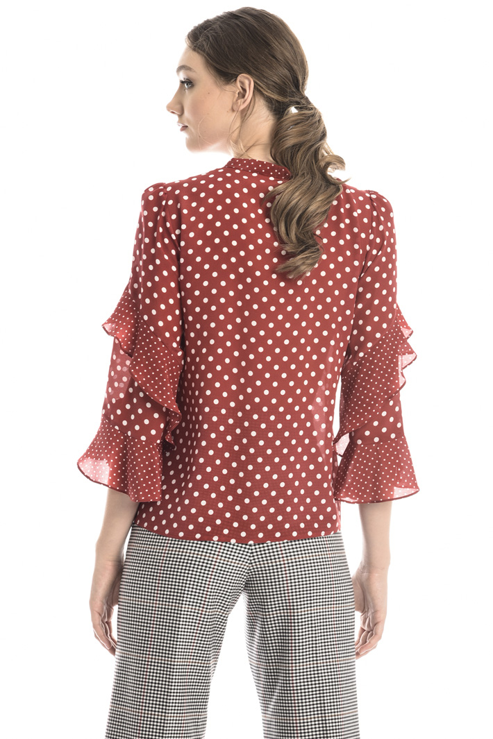 Frilled sleeve blouse Intrend Frilled sleeve blouse Intrend