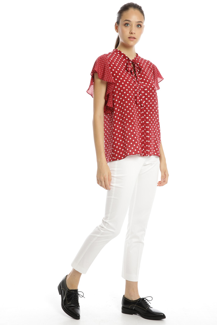 Frilled sleeve top Intrend Frilled sleeve top Intrend