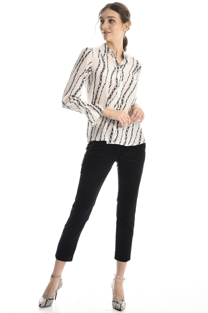 Patterned silk shirt Intrend Patterned silk shirt Intrend