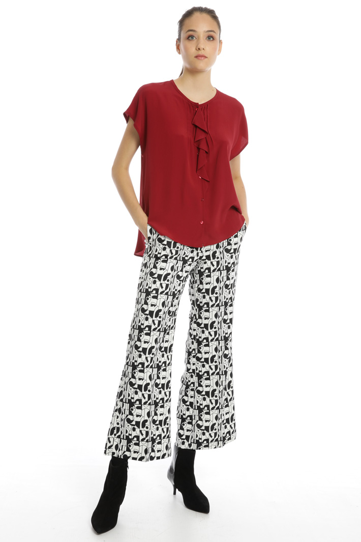 Shirt with flounce Intrend Shirt with flounce Intrend