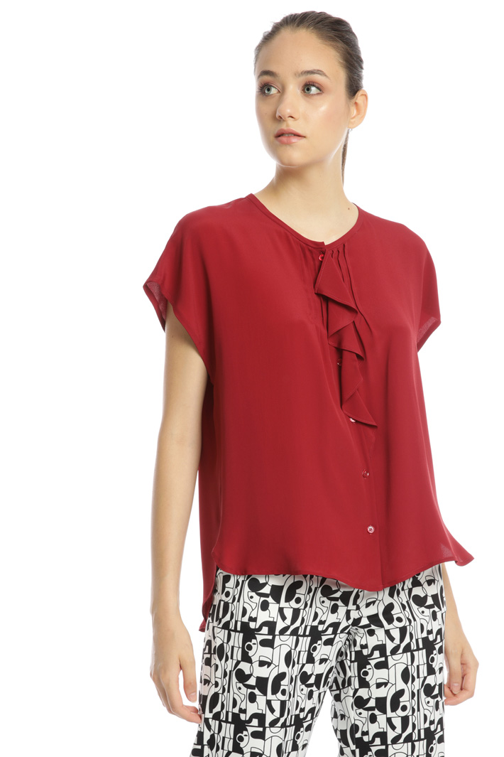 Shirt with flounce Intrend Shirt with flounce Intrend