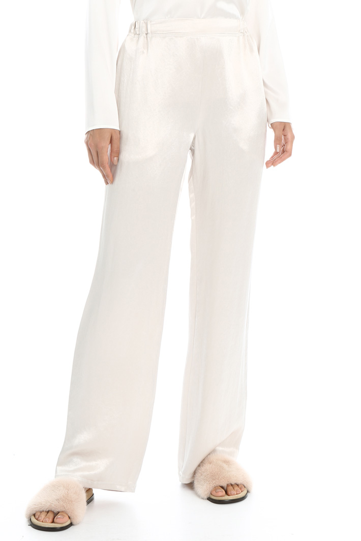 Satin palazzo trousers Intrend Satin palazzo trousers Intrend