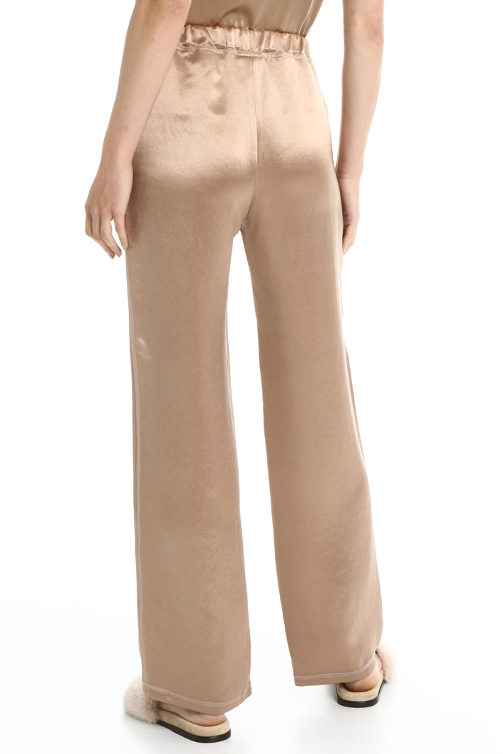 Satin palazzo trousers Intrend Satin palazzo trousers Intrend