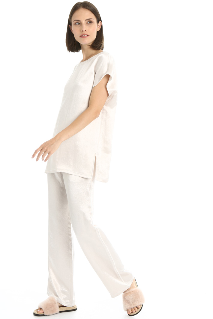 Satin palazzo trousers Intrend Satin palazzo trousers Intrend