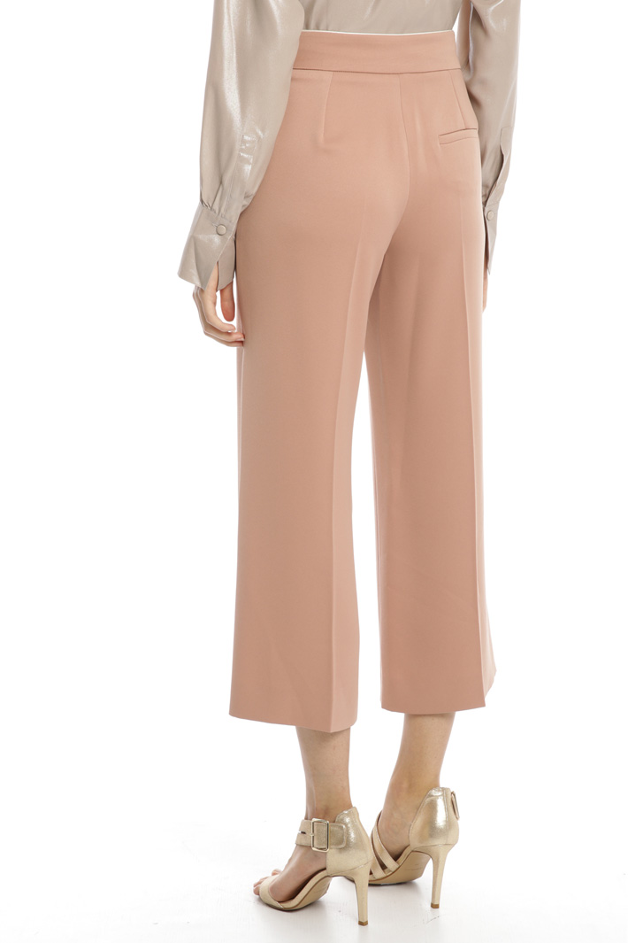 Crop satin trousers Intrend Crop satin trousers Intrend