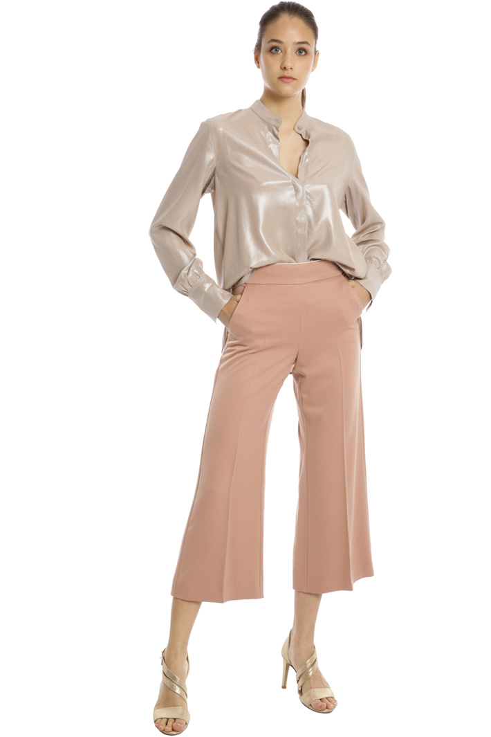 Crop satin trousers Intrend Crop satin trousers Intrend