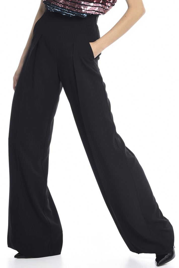 Crepe fabric trousers Intrend Crepe fabric trousers Intrend