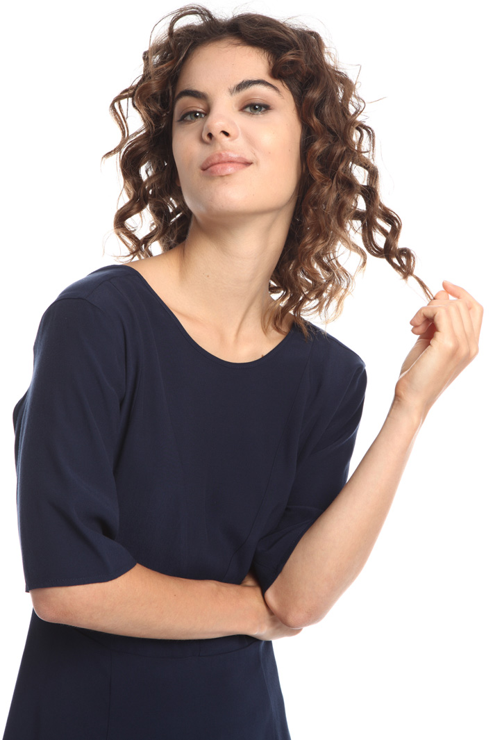 Abito svasato in enver satin Intrend Abito svasato in enver satin Intrend