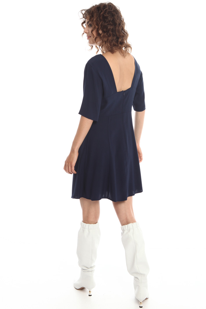 Abito svasato in enver satin Intrend Abito svasato in enver satin Intrend