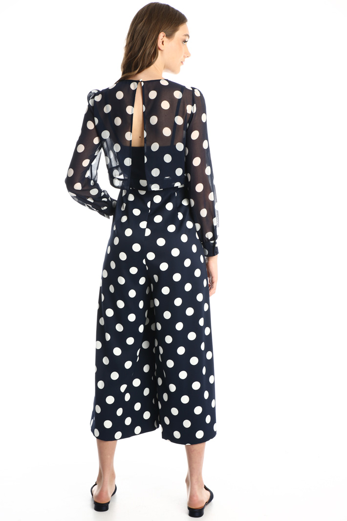 Dual fabric jumpsuit Intrend Dual fabric jumpsuit Intrend
