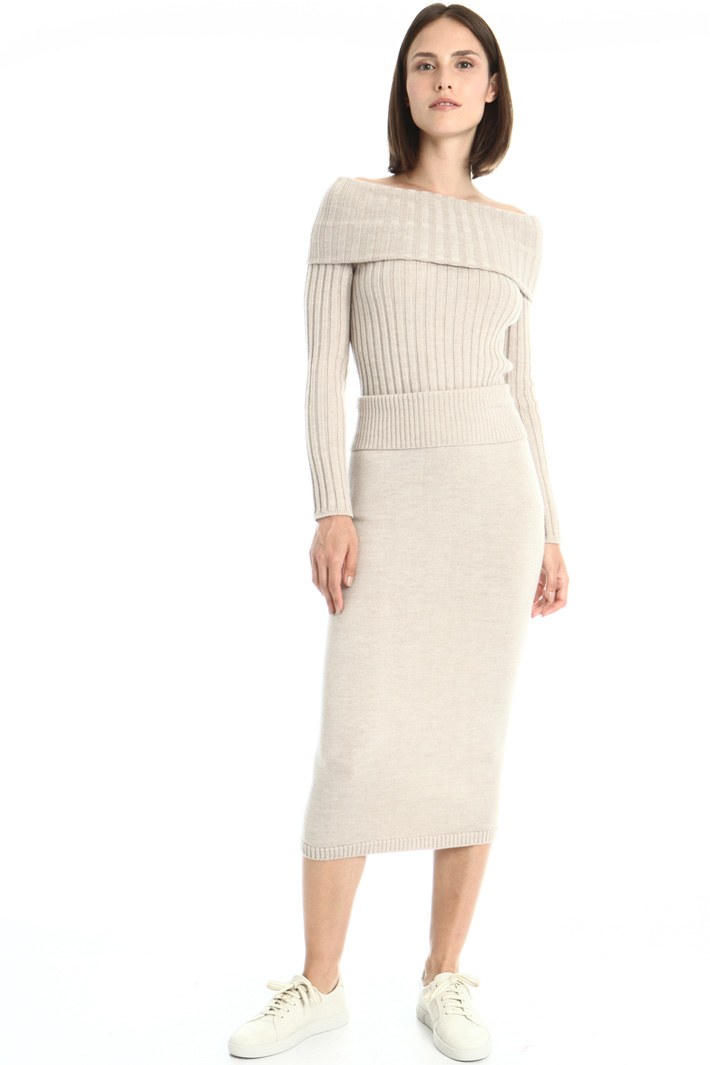 Knitted sheath skirt Intrend Knitted sheath skirt Intrend