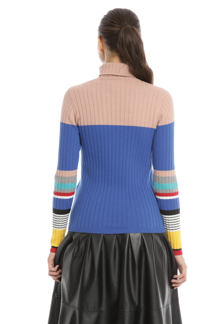 Striped multicolour turtleneck Intrend Striped multicolour turtleneck Intrend