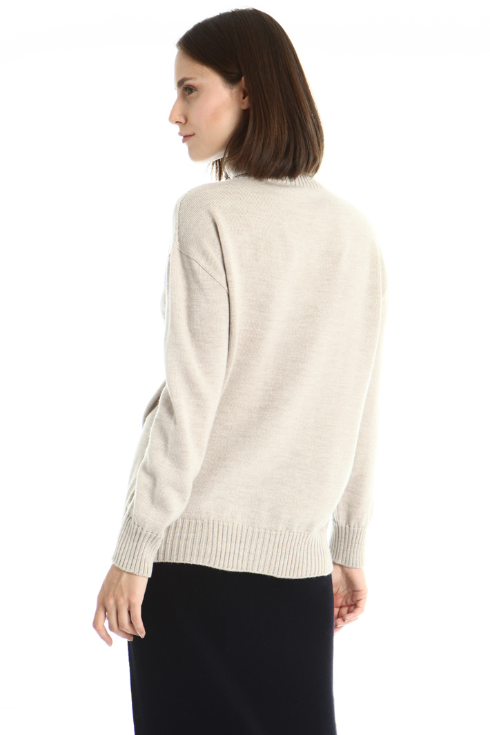 Loose fit wool sweater Intrend Loose fit wool sweater Intrend