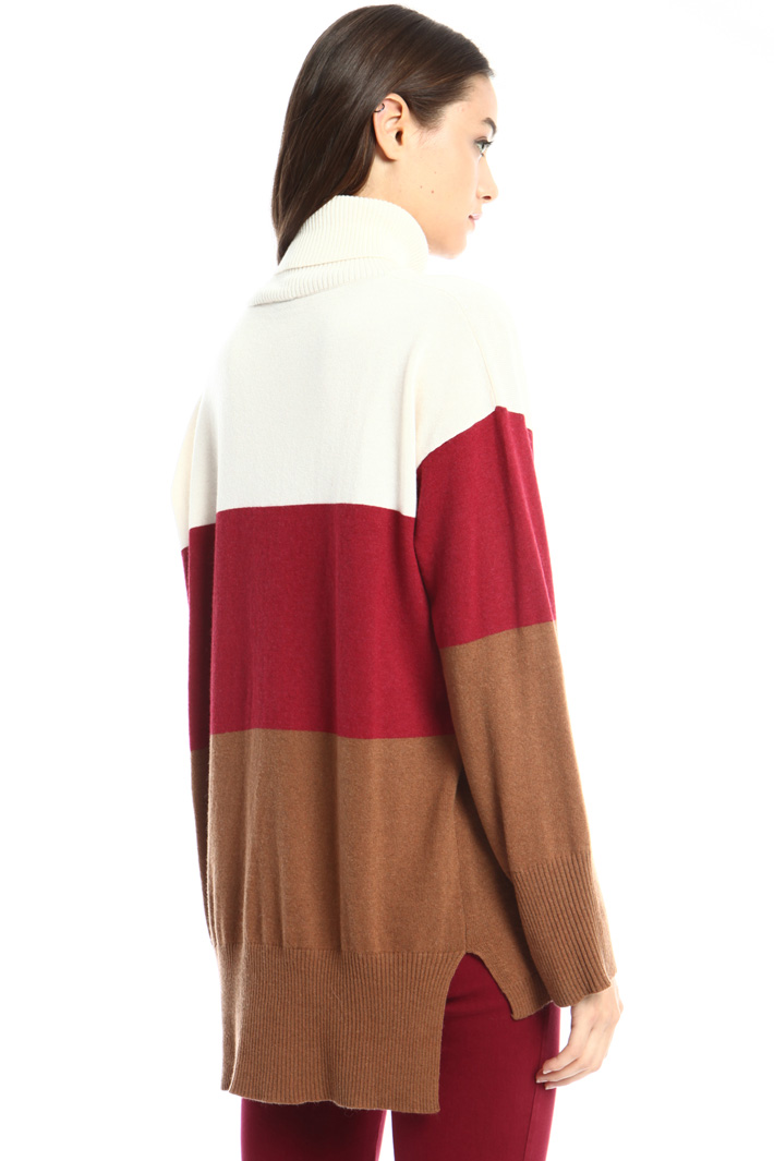 Wool blend high neck sweater Intrend Wool blend high neck sweater Intrend
