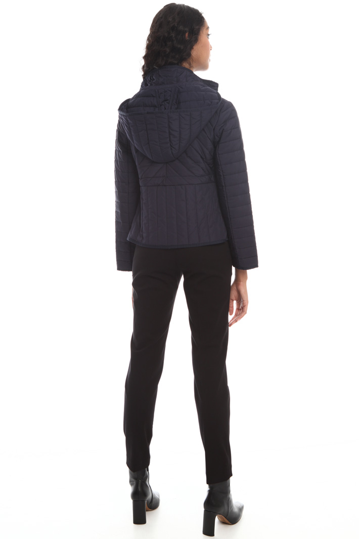 Drawstring waist padded jacket Intrend Drawstring waist padded jacket Intrend