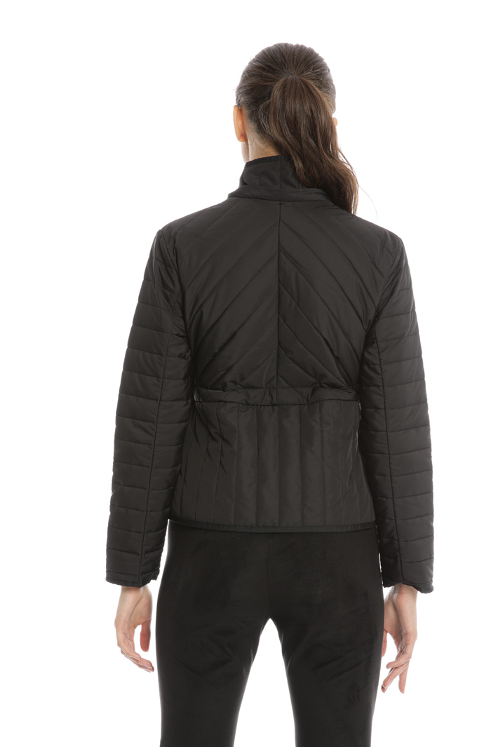 Drawstring waist padded jacket Intrend Drawstring waist padded jacket Intrend