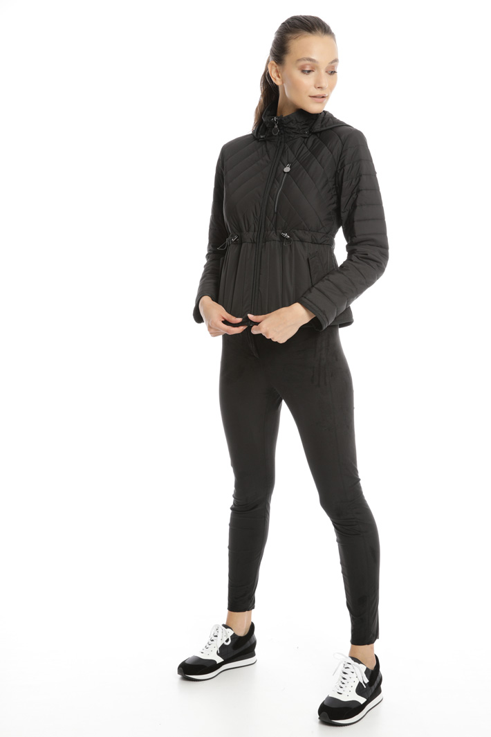 Drawstring waist padded jacket Intrend Drawstring waist padded jacket Intrend