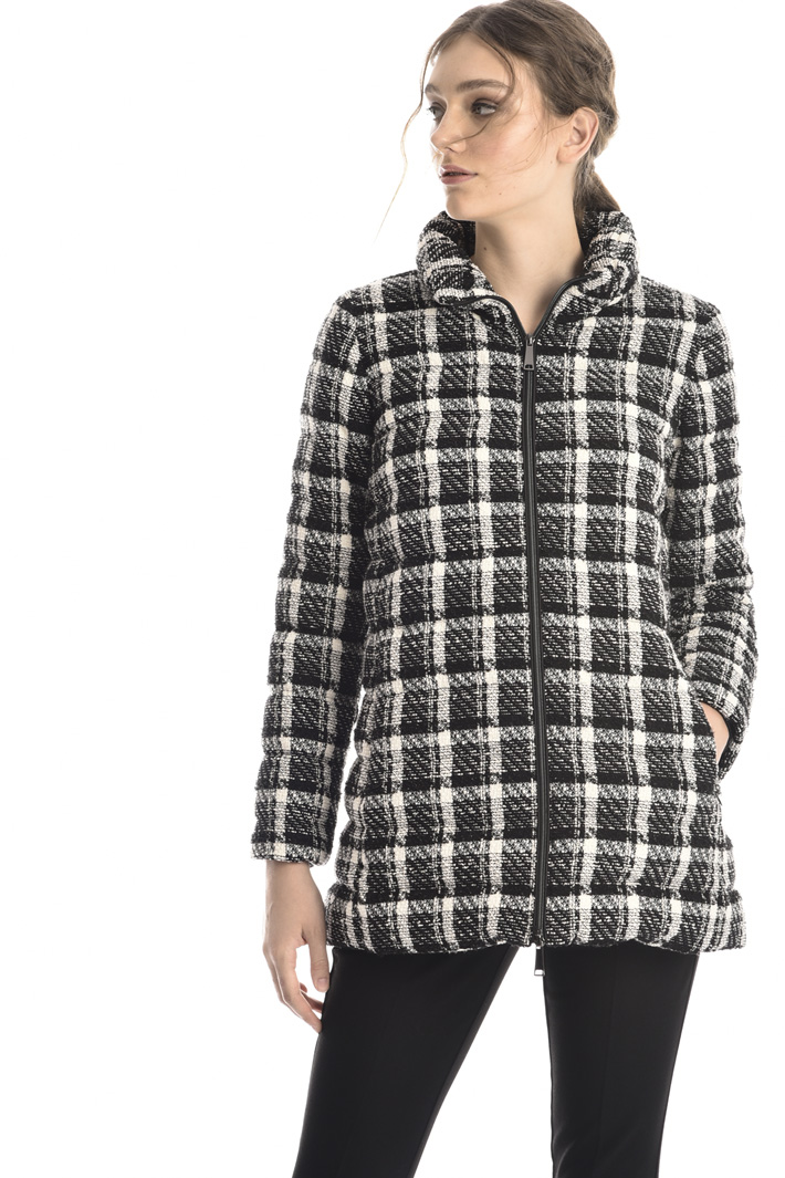 Cotton tweed down coat Intrend Cotton tweed down coat Intrend