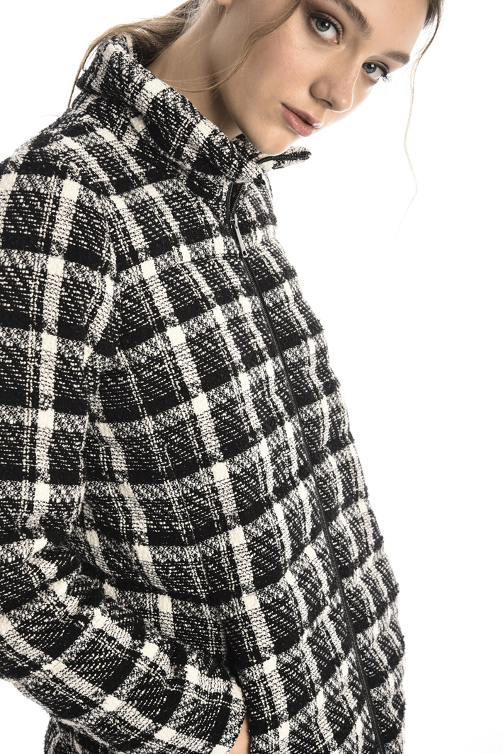 Cotton tweed down coat Intrend Cotton tweed down coat Intrend