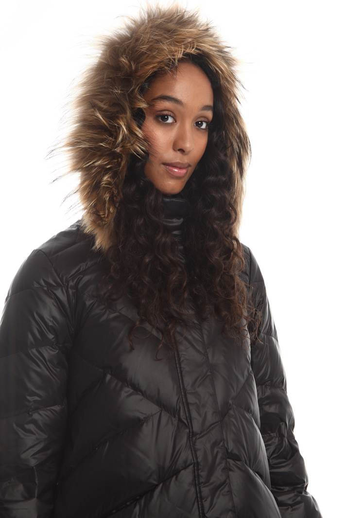 Fur trim down jacket Intrend Fur trim down jacket Intrend