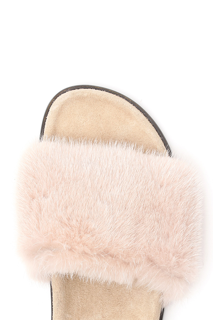 Mink slippers Intrend Mink slippers Intrend