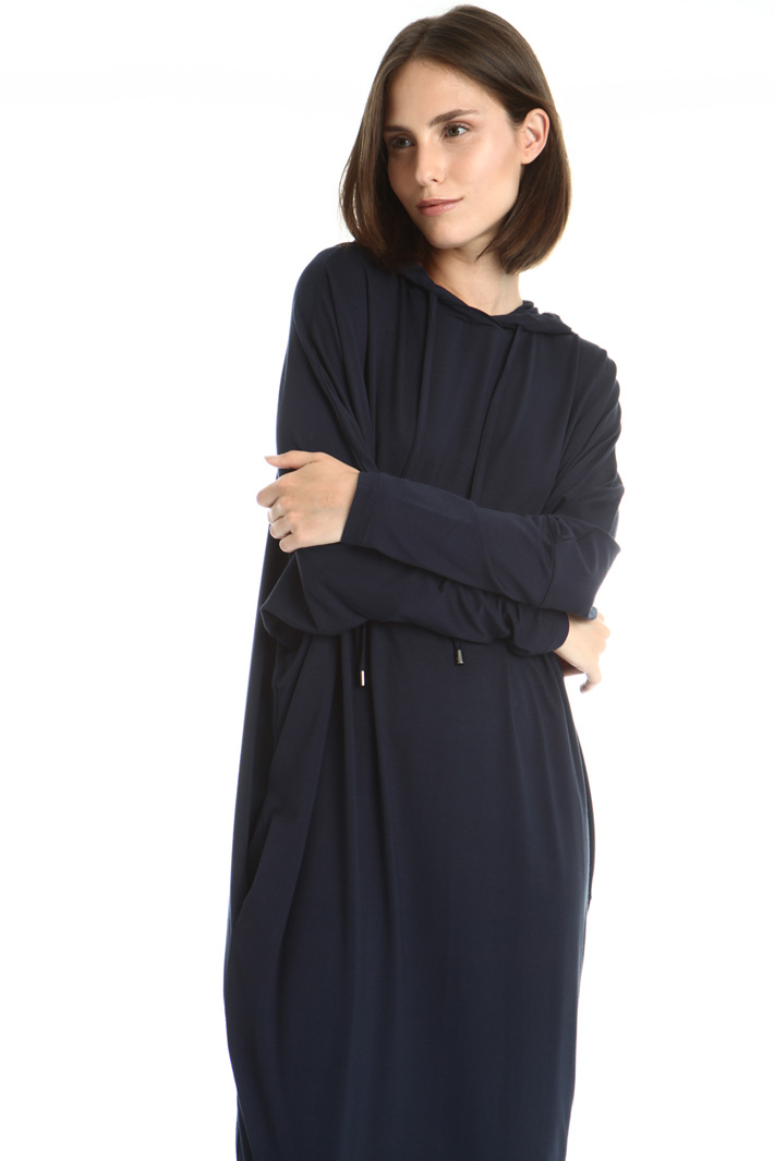 Hooded jersey dress Intrend Hooded jersey dress Intrend