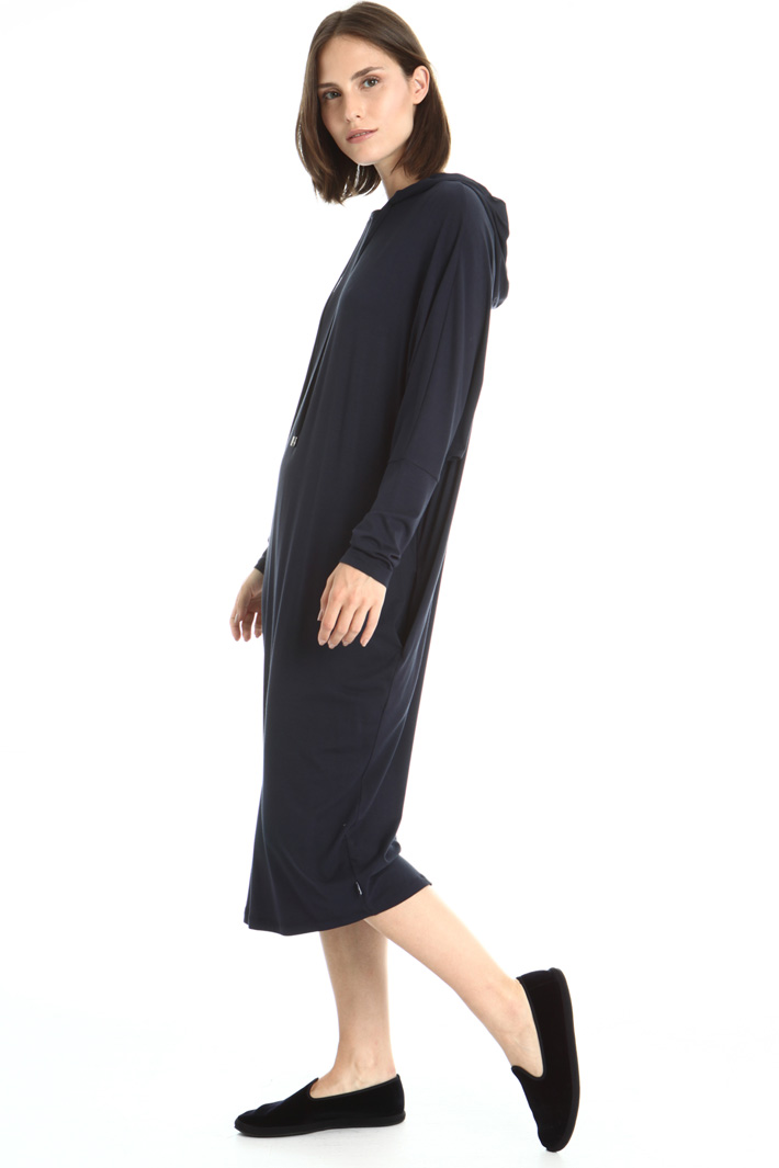Hooded jersey dress Intrend Hooded jersey dress Intrend