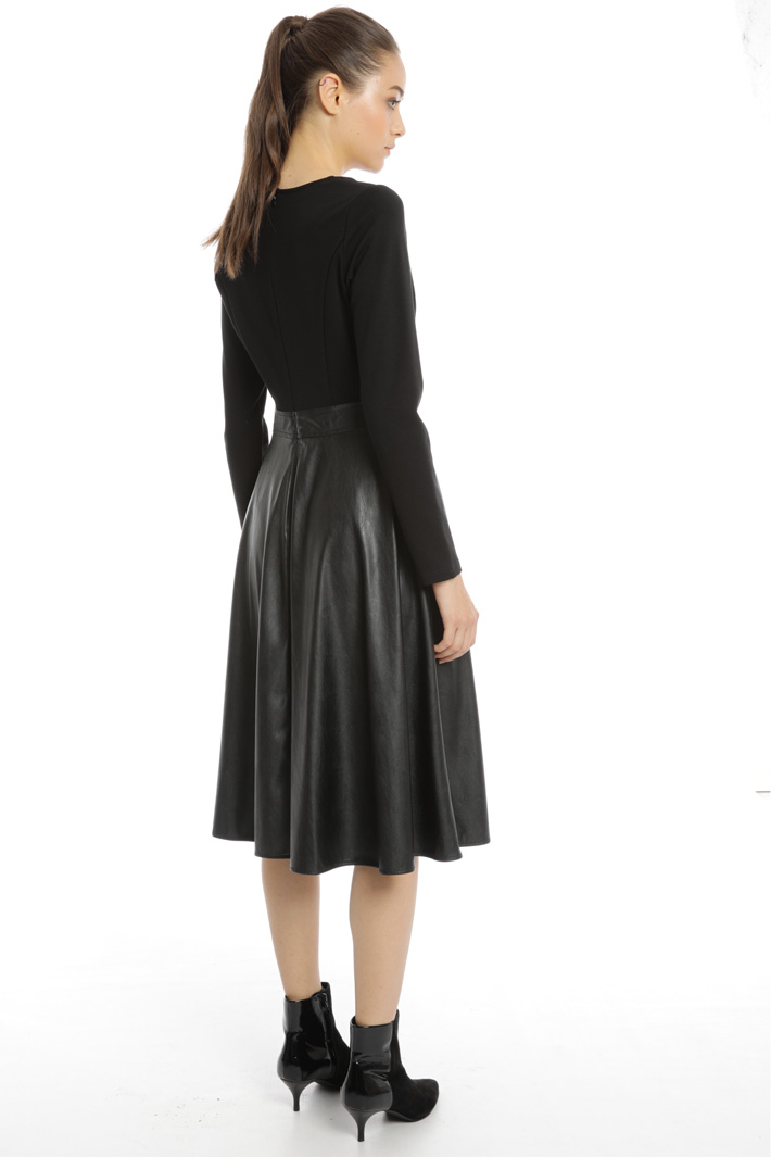Dual-material dress Intrend Dual-material dress Intrend